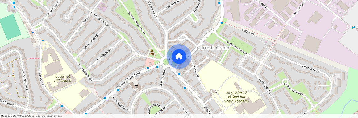 A Garretts Green Lane, Birmingham