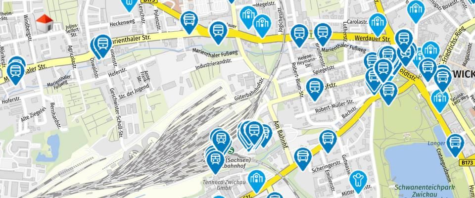 2-Zimmer-Wohnung mit Laminat und BALKON in Zwickau-Marienthal zu vermieten! - Foto 1