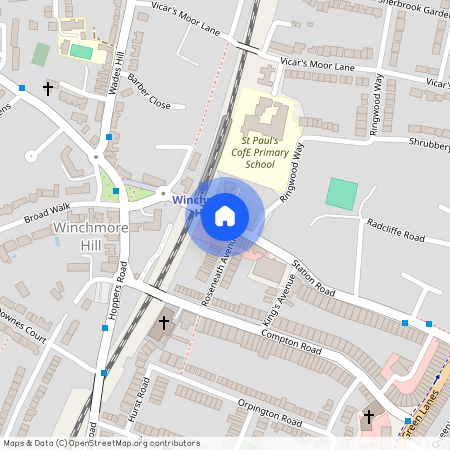 Station Road, Winchmore Hill, London, N21