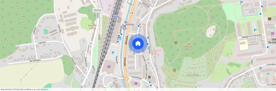 Sídliště U Nového nádraží, Bílina