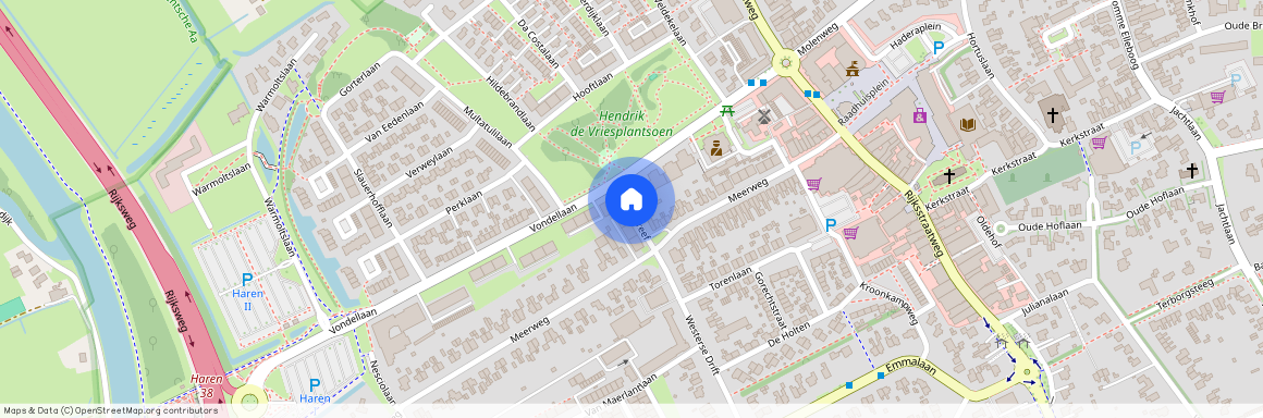 Haren-Zuidwest, 9752 JN, Korte Dreef, Haren Gn