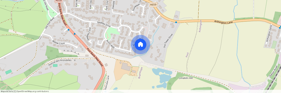 Bramble Court, Pool in Wharfedale, Otley, West Yorkshire, UK, LS21