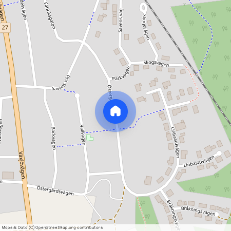 Östergårdsvägen, Bor