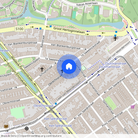 Sweelinckplein en omgeving, 2517 VT, Obrechtstraat, Den Haag