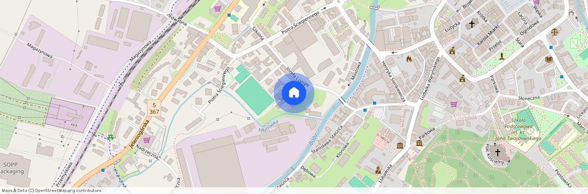 ul. Sportowa, Kamienna Góra, kamiennogórski, dolnośląskie