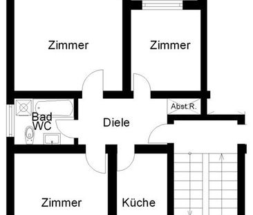 Schöne, frisch renovierte 3-Zimmer-Wohnung! - Photo 1