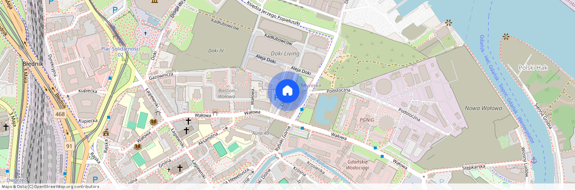 ul. Lisia Grobla, Młyniska, Gdańsk, pomorskie