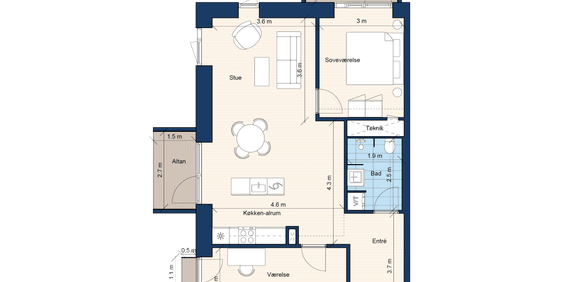 Frederiksbro Allé 106, 3. mf. - Foto 2