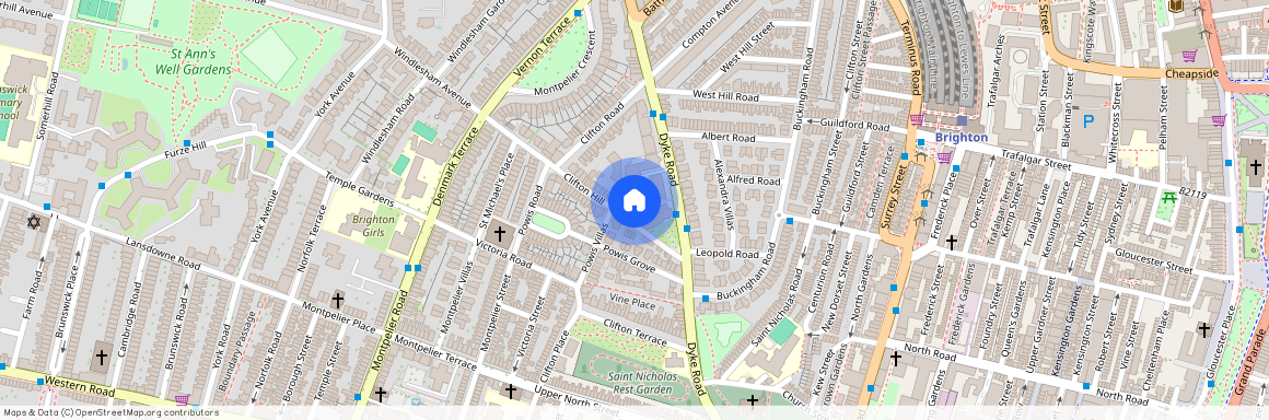 Clifton Hill, Brighton, BN1 3EN