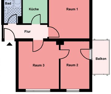 Demnächst frei! 3-Zimmer-Wohnung in Menden - Foto 5