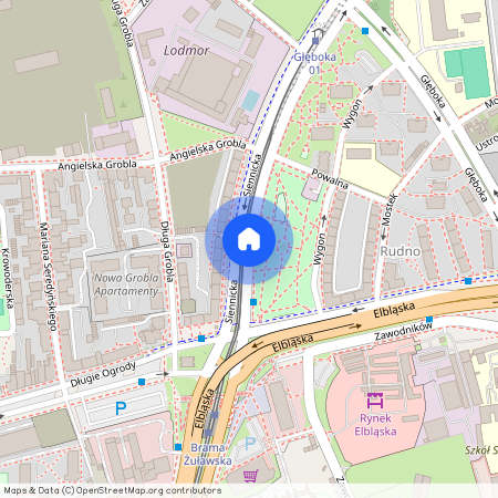 ul. Siennicka, Śródmieście, Gdańsk, pomorskie