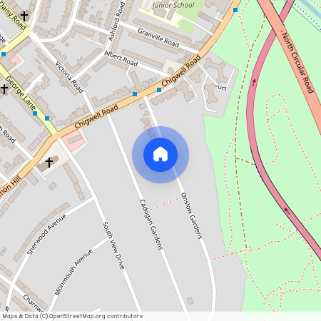 Onslow Gardens, South Woodford E18