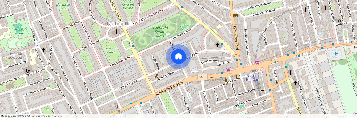 Ladbroke Terrace, Notting Hill, London