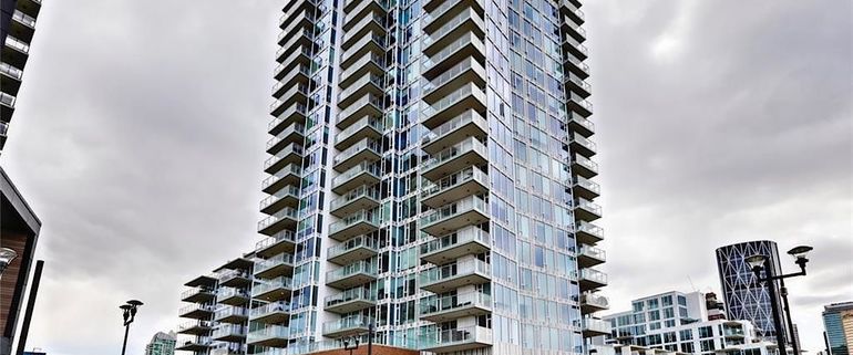 Downtown Luxury Suite by the River/Park | 704 - 519 Riverfront Avenue SE, Calgary - Photo 1