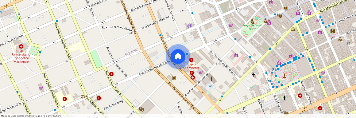 Avenida Vicente Machado 483, Curitiba, Curitiba - PR, 80420-010, Brazil