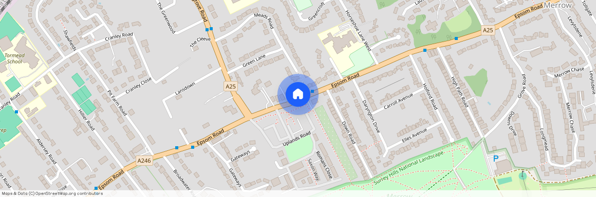 Epsom Road, Guildford, Surrey, UK, GU1 2PP