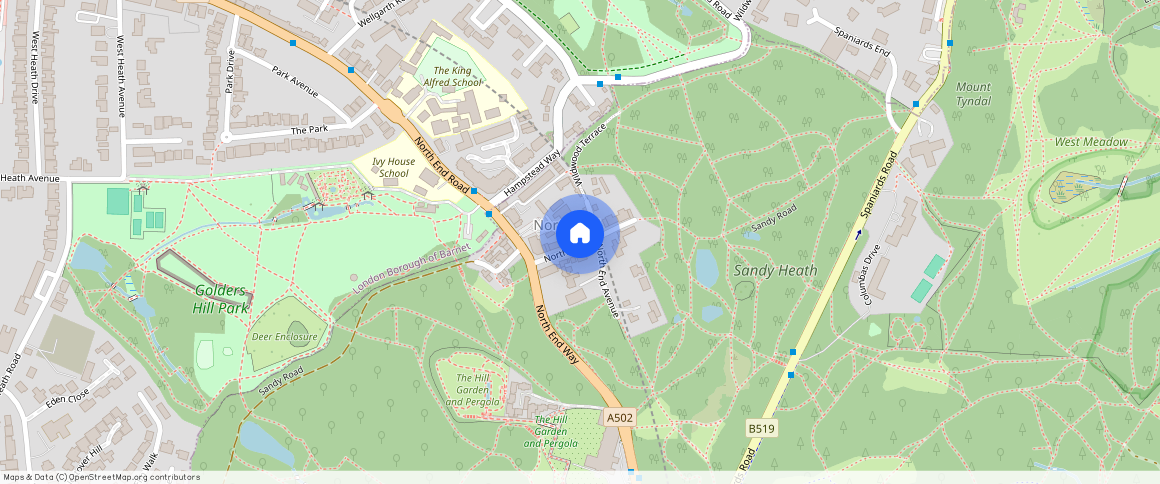 North End, Hampstead NW3, London