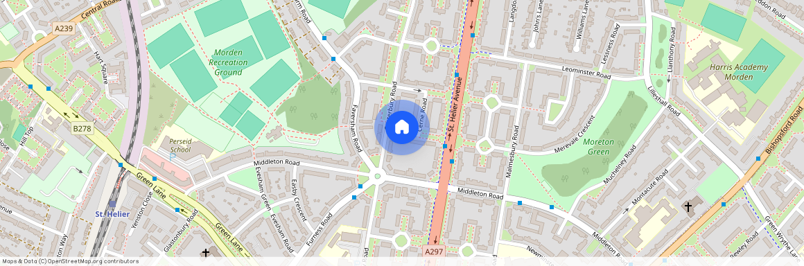 Croaxden Walk, London, SM4