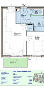 2-Zimmer-Wohnung mit Balkon, Top 18 - Photo 3