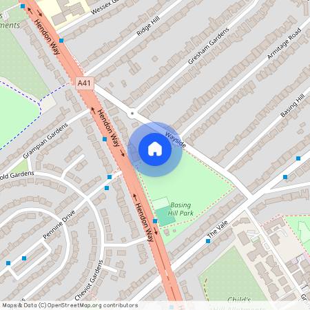 Pennine Drive, Golders Green Estate, NW2