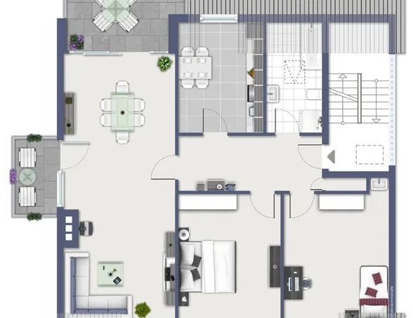 Ihr neues Zuhause zum Wohlfühlen - großzügige Dachgeschosswohnung im Zweifamilienhaus! - Photo 1
