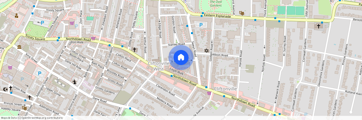 St Pauls Road, Cliftonville, Margate, Kent, CT9
