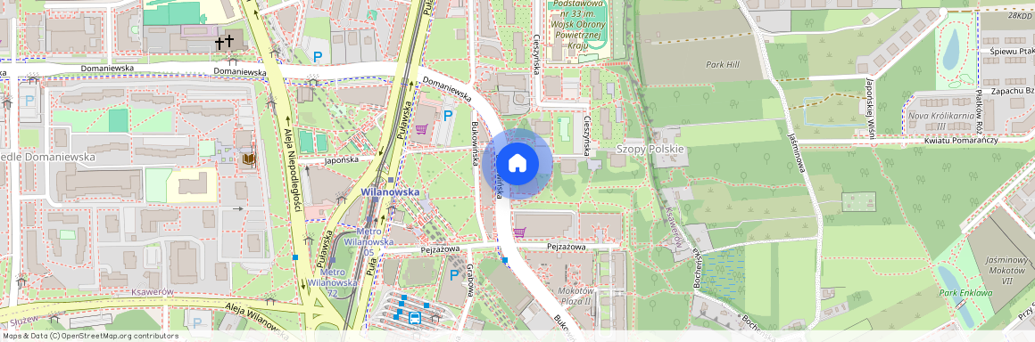 ul. Bukowińska, Ksawerów, Mokotów, Warszawa, mazowieckie