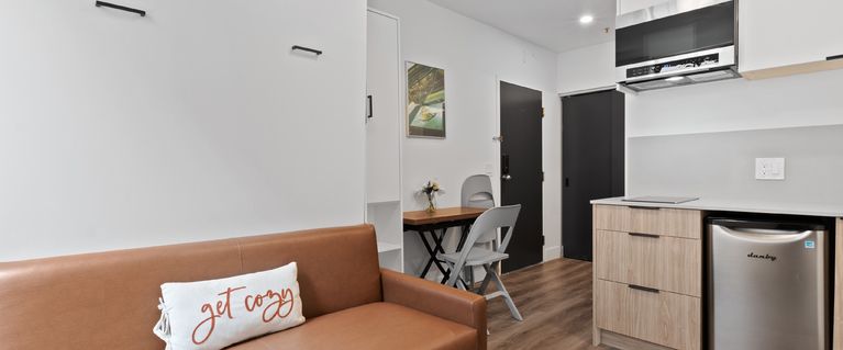 ONE MONTH FREE RENT! Fully Renovated Furnished Studio Apartments @455 Abbott! | 455 Abbott Street, Vancouver - Photo 1