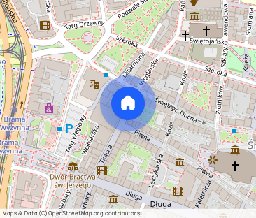 Ścisłe centrum, parking na dziedzińcu za bramą - Photo 1