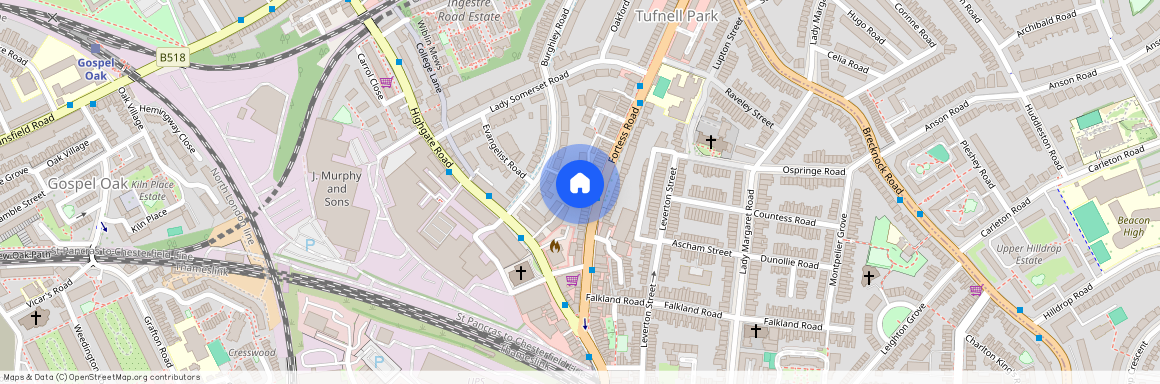 Flat 3, 41 Fortess Road, London