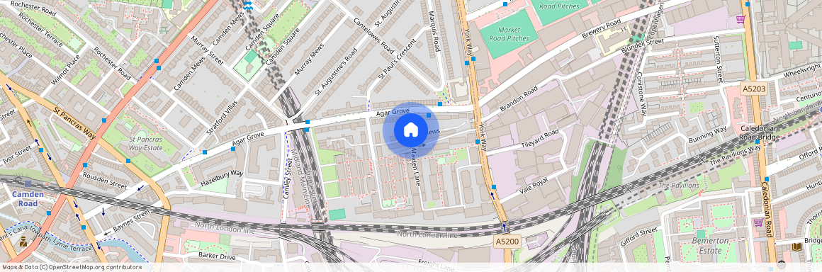 St Pauls Crescent, Camden, London