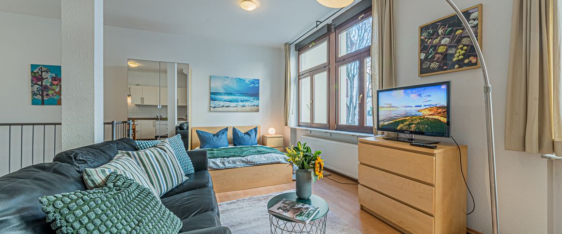 City-Residence: Modern möbliertes Apartment in Sachsenhausen - Photo 1