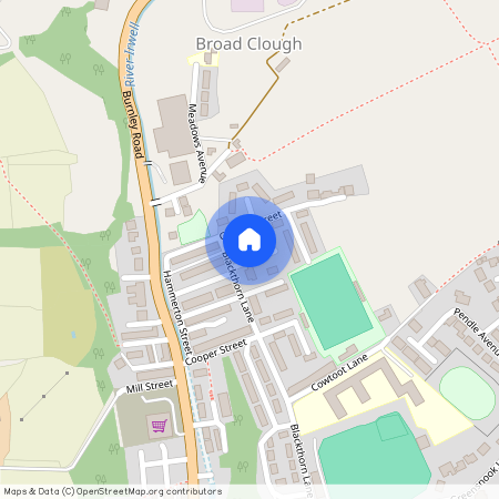 Two bed mid terraced house in Bacup