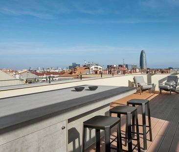 1 room luxury penthouse for rent in Barcelona, Catalonia - Photo 6