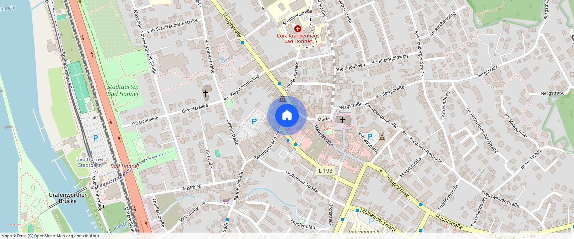 53604 Bad Honnef–Zentrum