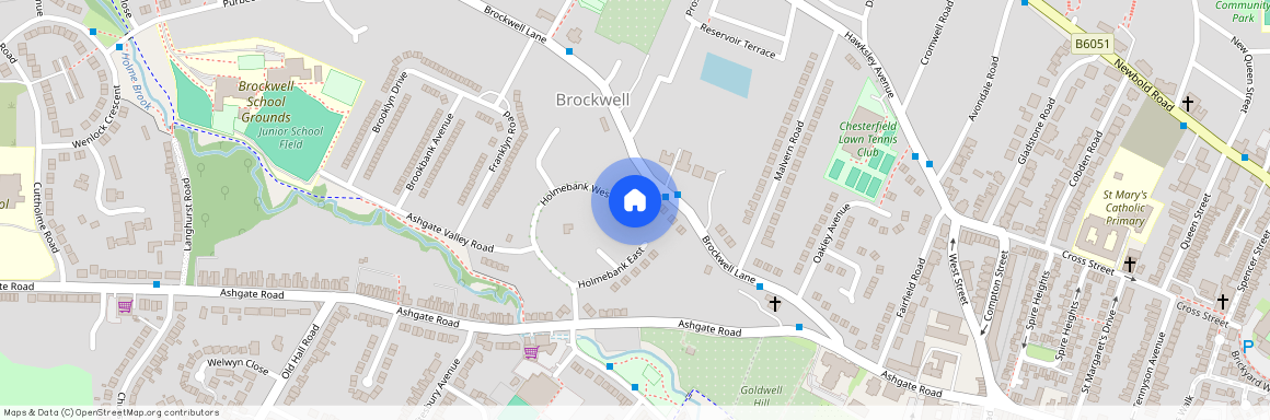 45 Holmebank West, CHESTERFIELD, Chesterfield, S40 4AS