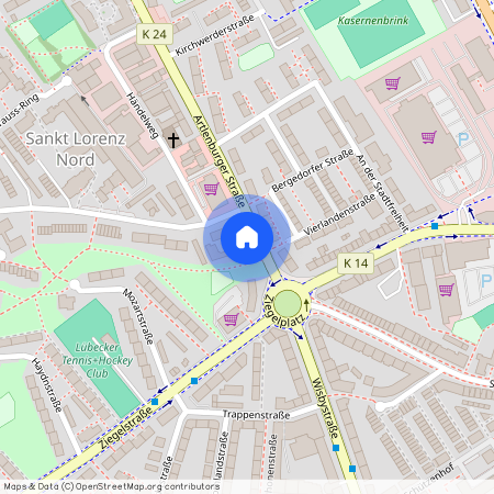Richard-Wagner-Straße, 23556, Richard-Wagner-Straße    Lübeck  Sankt Lorenz Nord