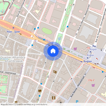 Emile Jacqmainlaan, 142, 505, 1000, Brussel