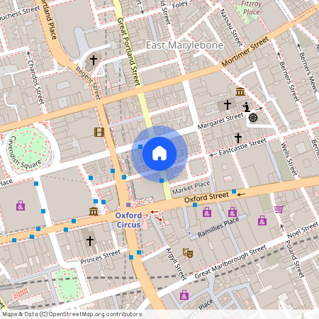 Great Portland Street, London, W1W