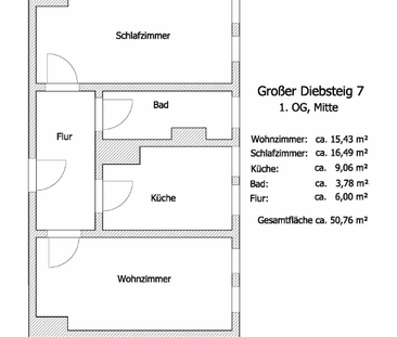 2-Raumwohnung im Stadtgebiet Franken! - Photo 6