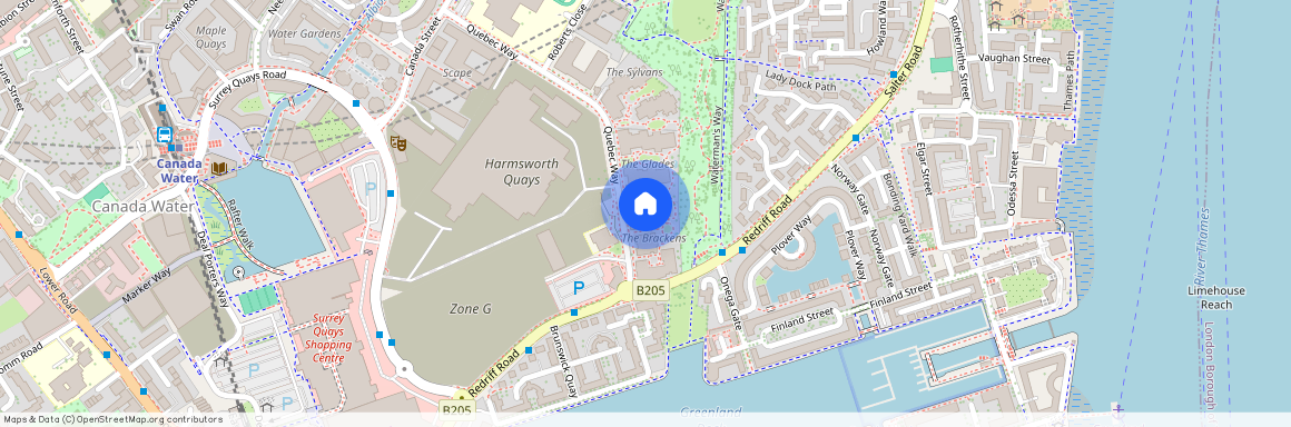 Quebec Way, Canada Water, SE16