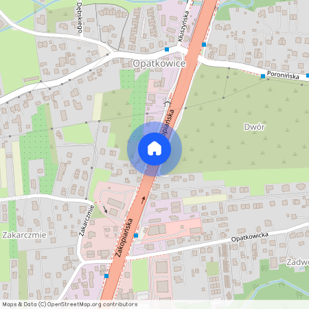 ul. Zakopiańska, Stare Podgórze, Podgórze, Kraków, małopolskie