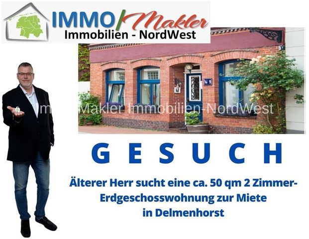 Sympathischer Rentner sucht eine 45-50 m² EG-Wohnung, Barrierefrei. - Foto 1
