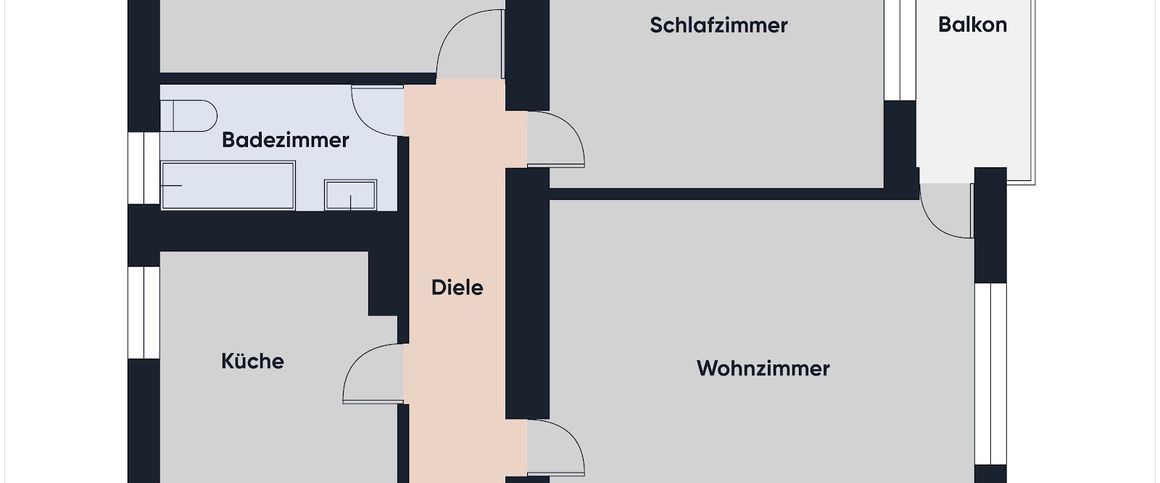 NNV! Gemütliche 3-Zimmer-Wohnung mit ca. 73,83m² Wohnfläche und Loggia - Photo 1