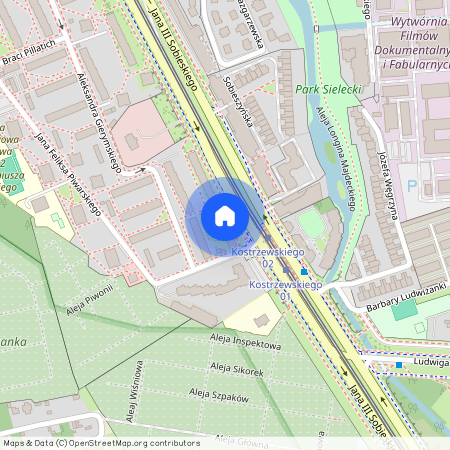 Jana III Sobieskiego 97A, Warszawa, Mokotów