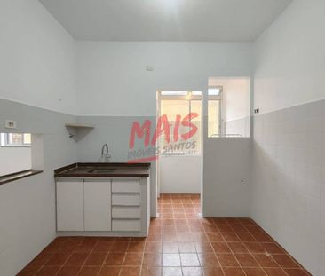 Apartamento com 2 dormitórios para alugar, 78 m² - Gonzaga - Santos/SP - Foto 1