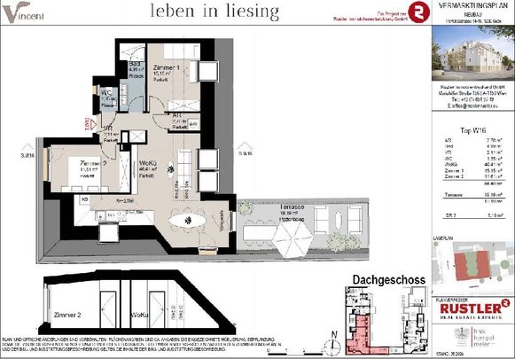 Erstbezug - Traumhafte Dachgeschoßwohnung mit großer Terrasse | Fertigstellung 2025 - Foto 1