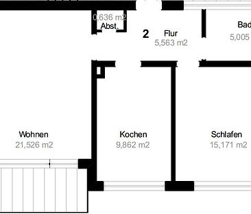Attraktive modernisierte 2 ZKB Wohnung in Siegen Bürbach - Foto 1