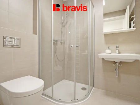 Pronájem pěkného a světlého 1+kk, Brno - Štýřice, ul. Vídeňská, novostavba, terasa, sklep - Фото 3