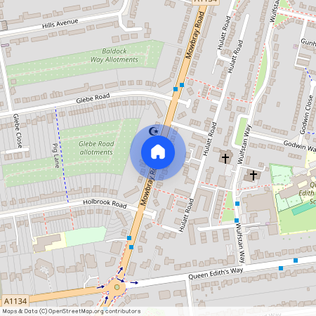 Hulatt Road, Cambridge, Cambridgeshire, CB1